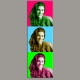  Pop Color 20 Tableau portrait de 3 photos maxi 